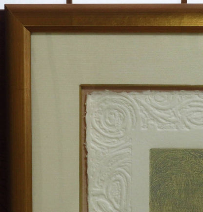 Mikulas Kravjansky Life Passage 1990 Hand-Signed Etching Lithograph Framed