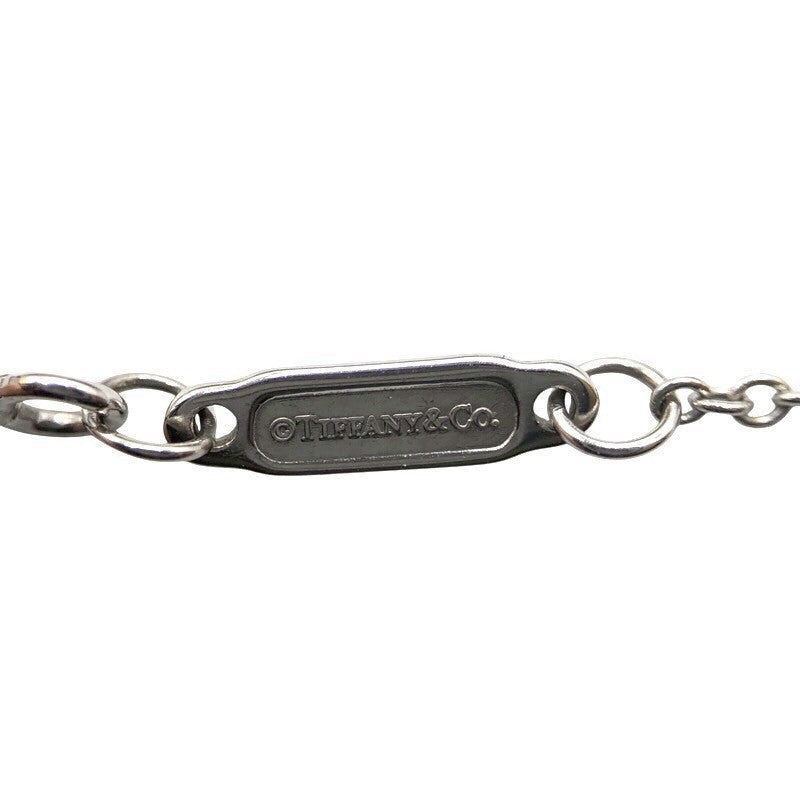 Tiffany & Co. T Smile Micro Mini Necklace K18 White Gold