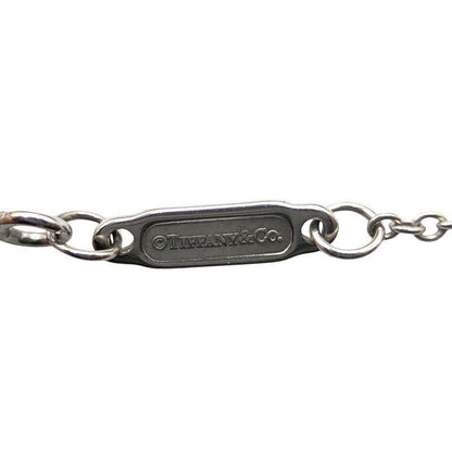Tiffany & Co. T Smile Micro Mini Necklace K18 White Gold
