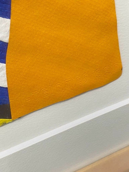 Max Papart (French) Ed100 Collage Limited Edition Print Pencil Signed Framed