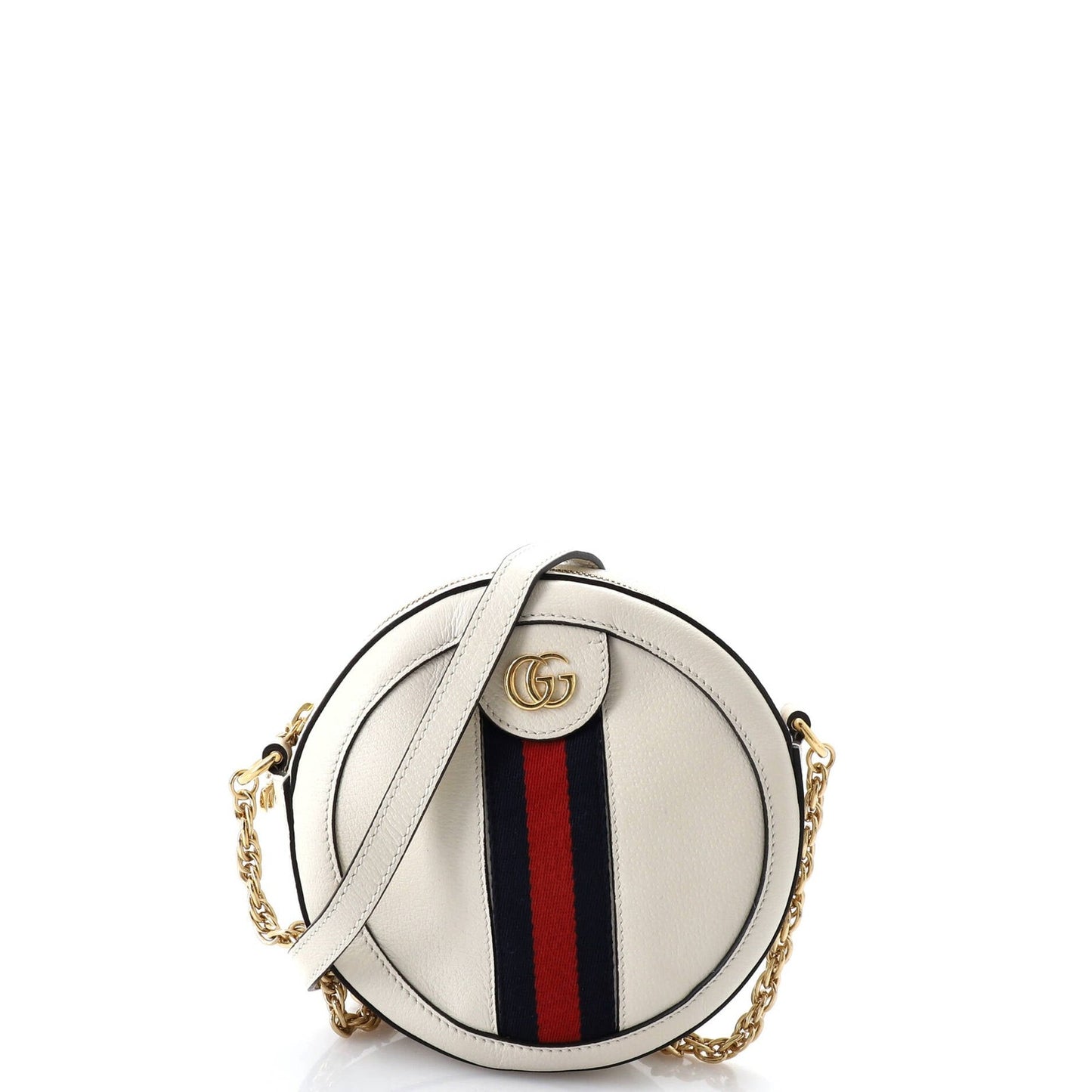 Gucci Ophidia Round Shoulder Bag Leather Mini