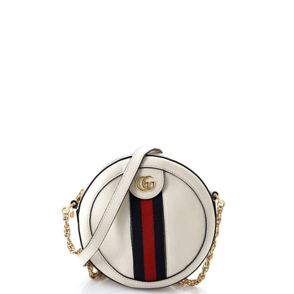 Gucci Ophidia Round Shoulder Bag Leather Mini