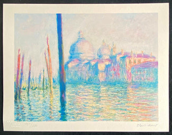 Claude Monet Lithograph Coa Signed Numbered