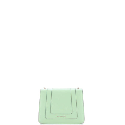 Bvlgari Serpenti Forever Square Shoulder Bag Leather Small