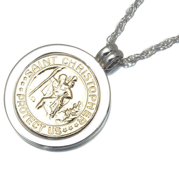 Tiffany&Co. Necklace St.Christopher Coin 925