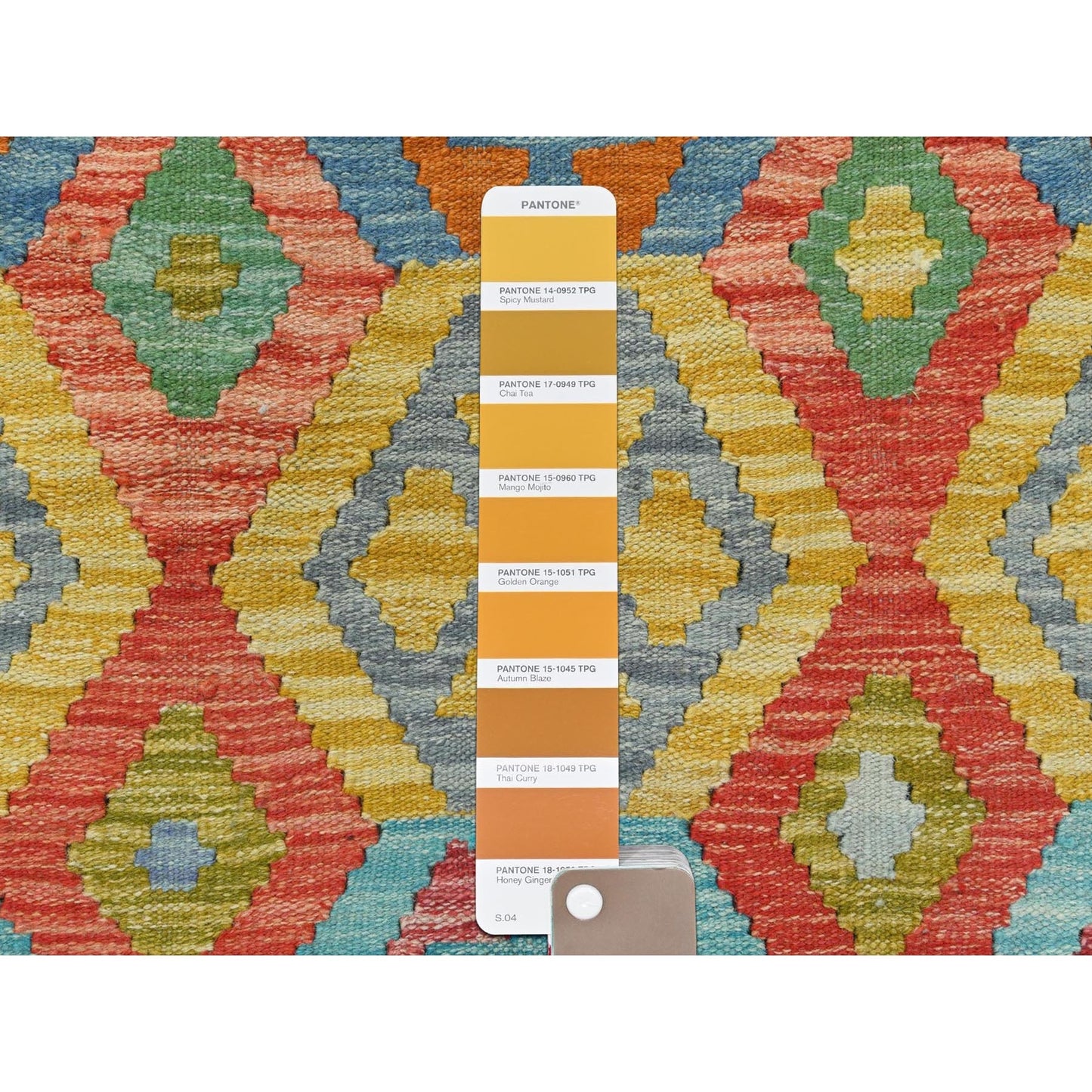 10'X16' Colorful Hand Woven Afghan Kilim Vibrant Wool Oversized Rug