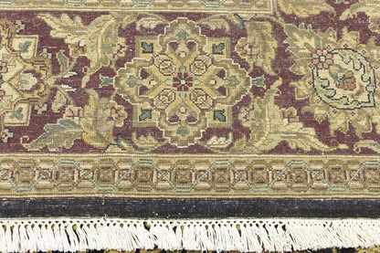 8X10 ft Handmade Floral Traditional Wool Rug
