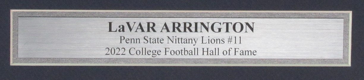 Lavar Arrington Signed/Autographed 11X14 Photo Penn State Framed Jsa 192409