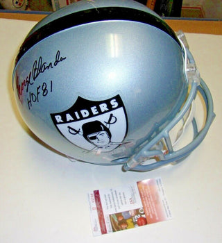 George Blanda Raiders Hof 81 Last One Jsa/Coa
