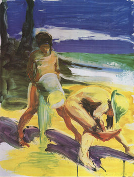 Eric Fischl Kids At The Beach 
