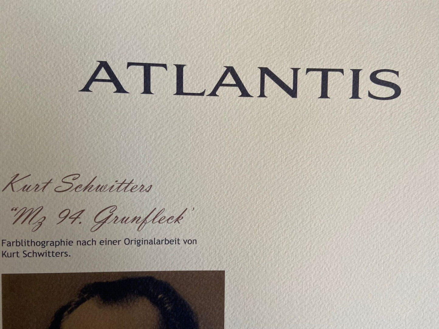 Kurt Schwitters Lithograph 1980 180Ex