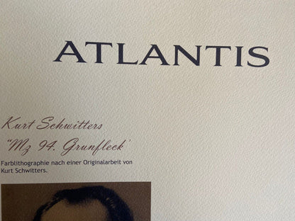 Kurt Schwitters Lithograph 1980 180Ex