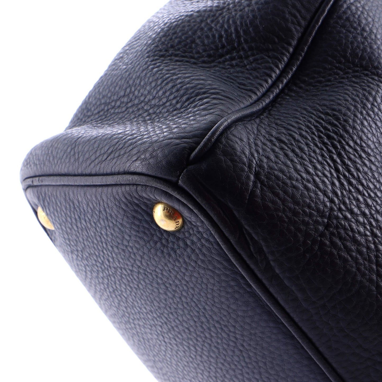 Prada Double Zip Convertible Tote Vitello Daino Large