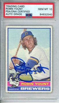 1976 Topps Robin Yount Hof #316 Card Signed