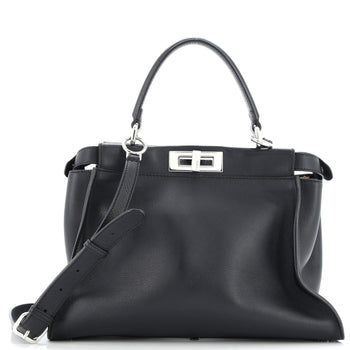 Fendi Monster Peekaboo Bag Calfskin And Python Regular