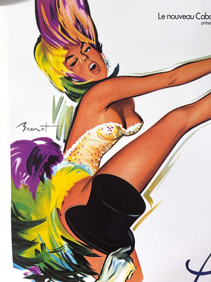 Lido Allez Lido Poster By Pierre Laurent Brenot On Linen Donn Arden