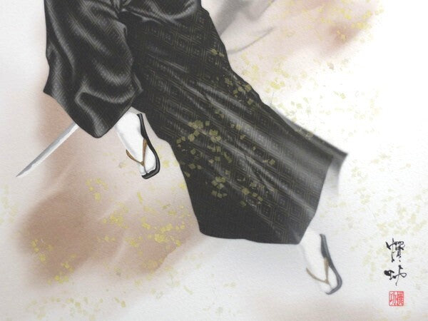 Senko Takahashi "Swordswoman" Signed Original