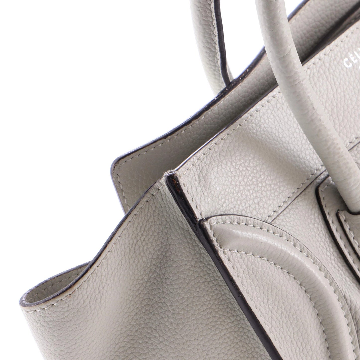 Celine Luggage Bag Grainy Leather Micro