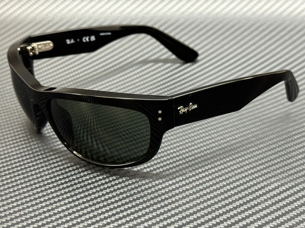 RAY BAN RB2289 901 31 Black Green Mega Balorama Unisex 63 mm Sunglasses