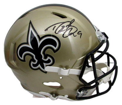 Drew Brees Autographed Full Size Speed Authentic