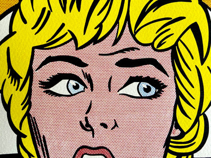 Roy Lichtenstein Lithograph Coa Signed Numbered By Hand 275 Ex