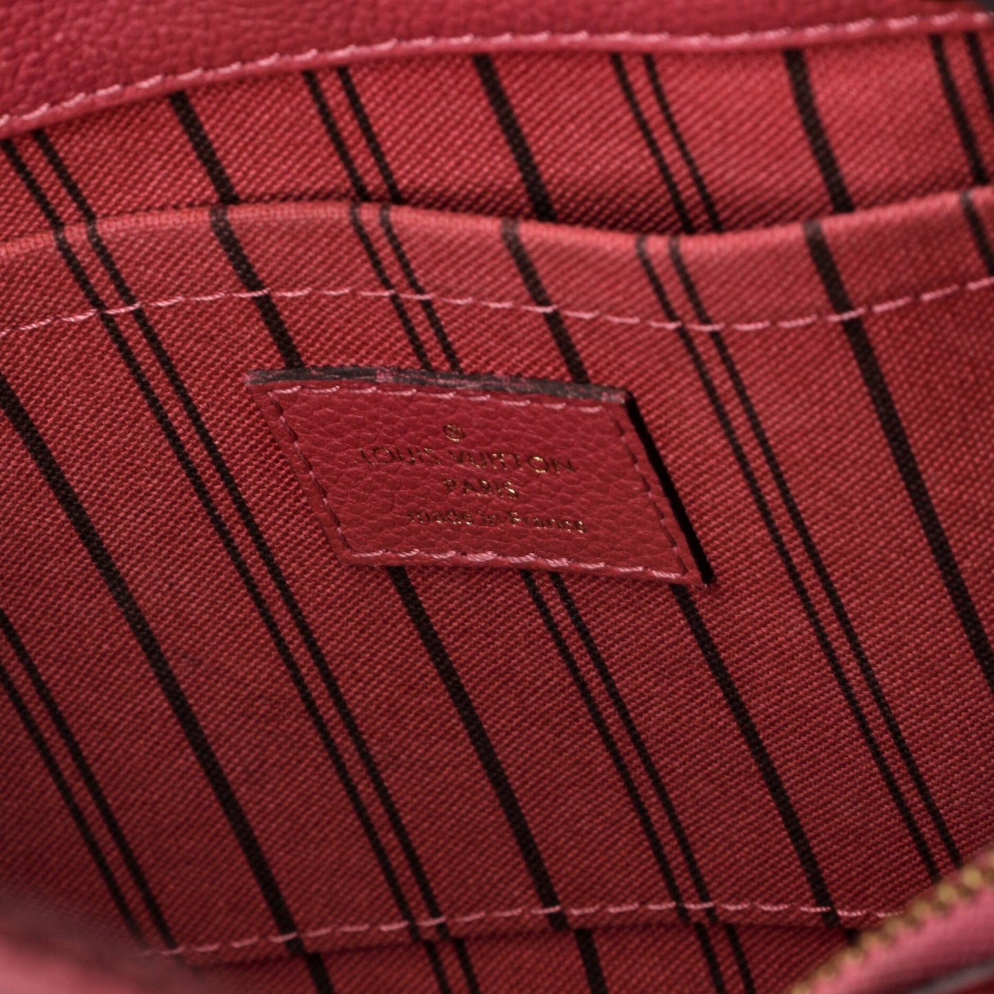 Louis Vuitton Montaigne Handbag Monogram Empreinte Leather Bb