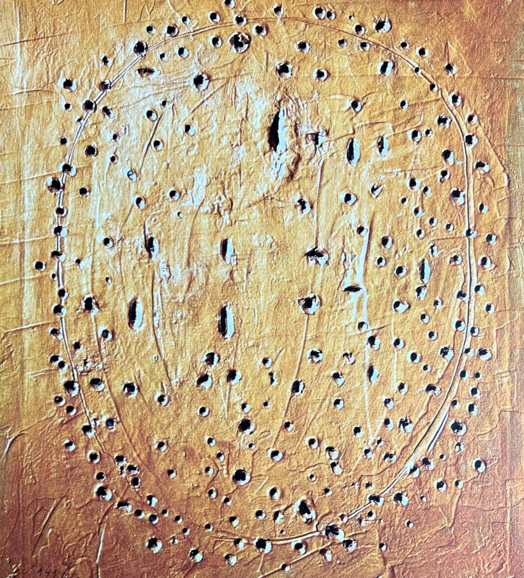Lucio Fontana Lithograph Coa Signed In Pen Numbered In Pencil 180