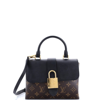 Louis Vuitton Locky Handbag Monogram Canvas With Leather Bb