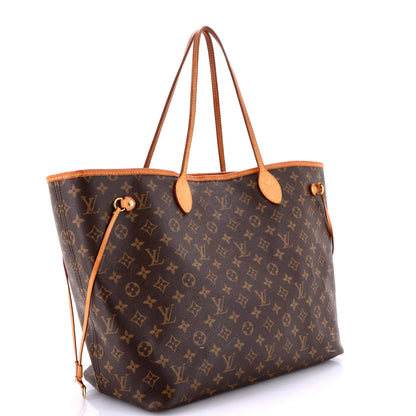 Louis Vuitton Neverfull Nm Tote Monogram Canvas Gm