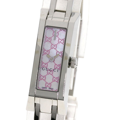 Gucci Square Face Watches Ya110 Stainless Steel/Stainless Steel