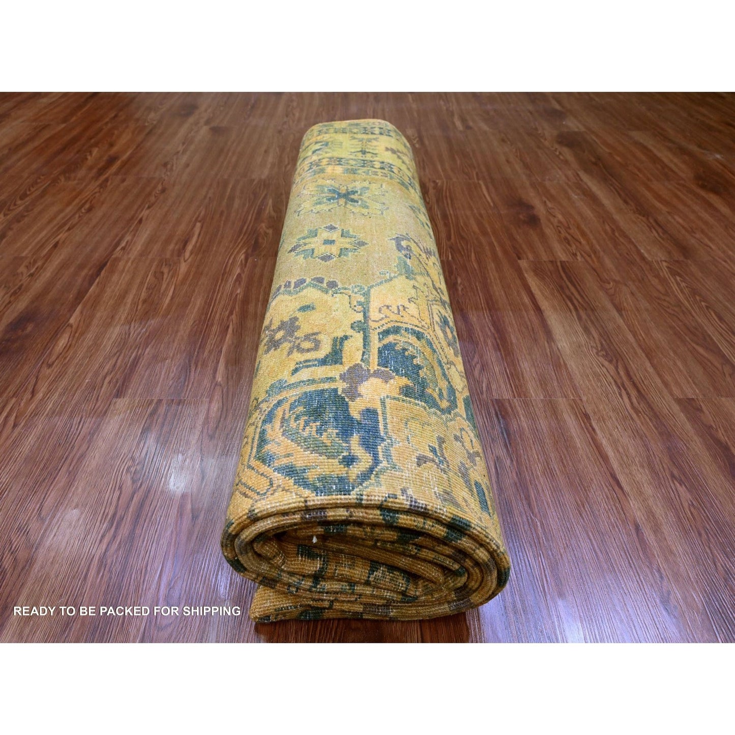 7'8"X9'10" Brown Overdyed Kazak Flower Design 100% Wool Hand Knotted Rug