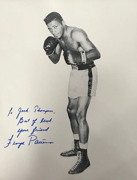 Floyd Patterson Autographed 8X10 Boxing Photo