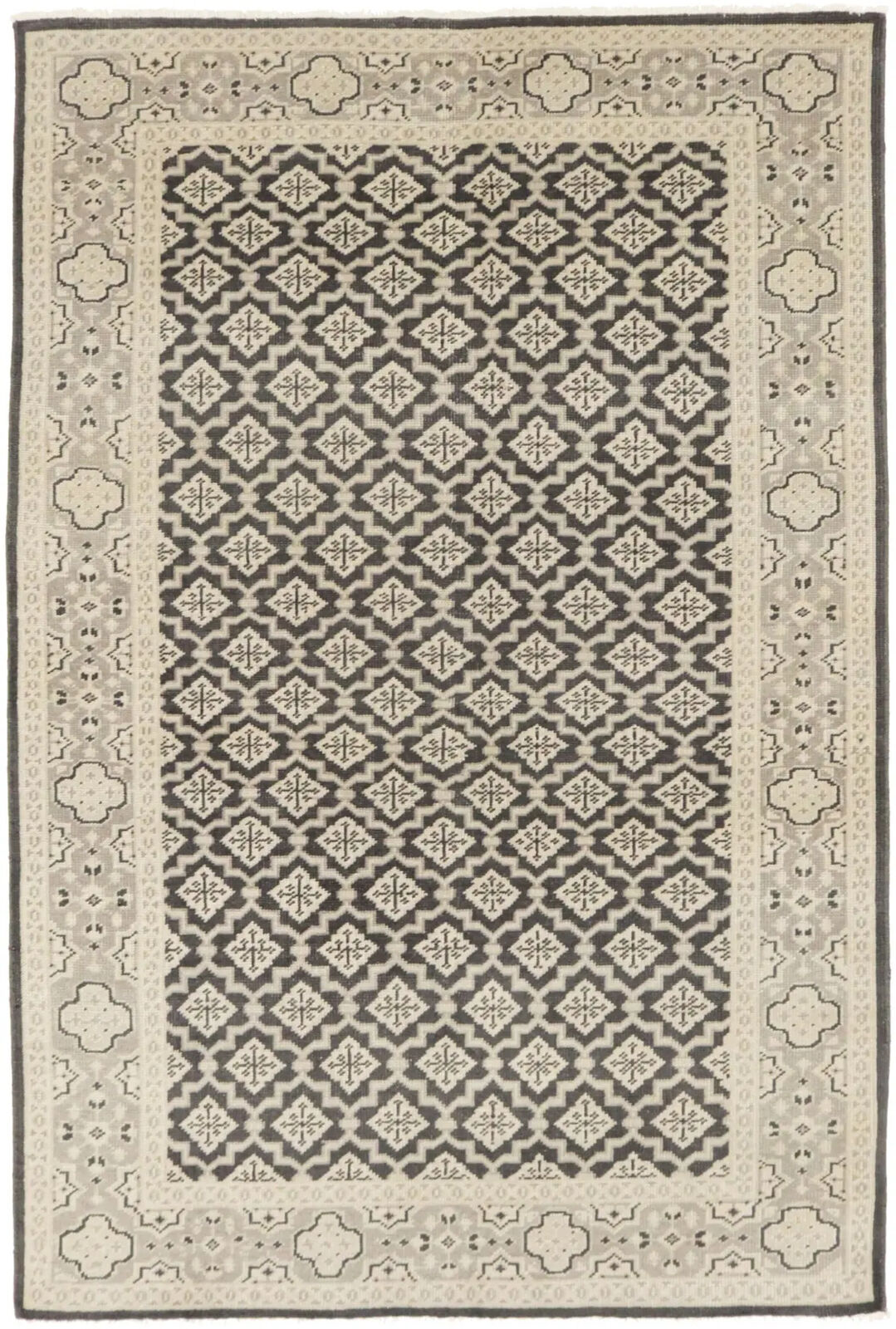 5'7X8'4 Ft Handmade Transitional Oriental Rug