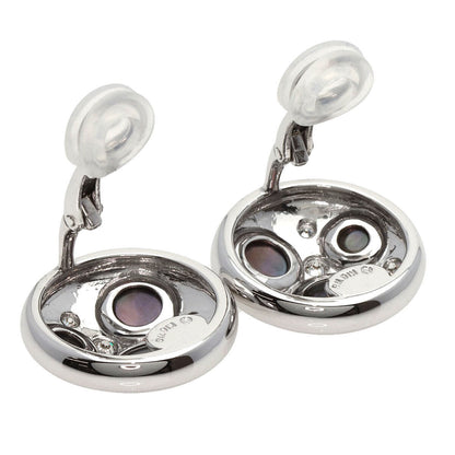 Tasaki   Earring Shell Diamond K18 White Gold