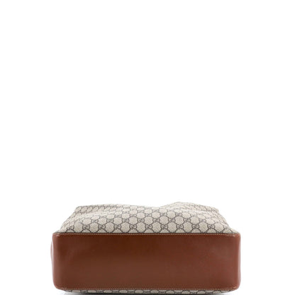 Gucci Chain Hobo Gg Coated Canvas Large