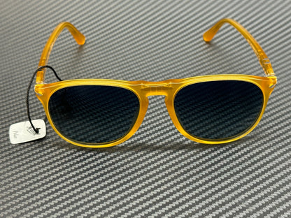 Persol Po9649S 204 S3 Miele Gradient Blue Polarized Men'S Sunglasses 55 Mm