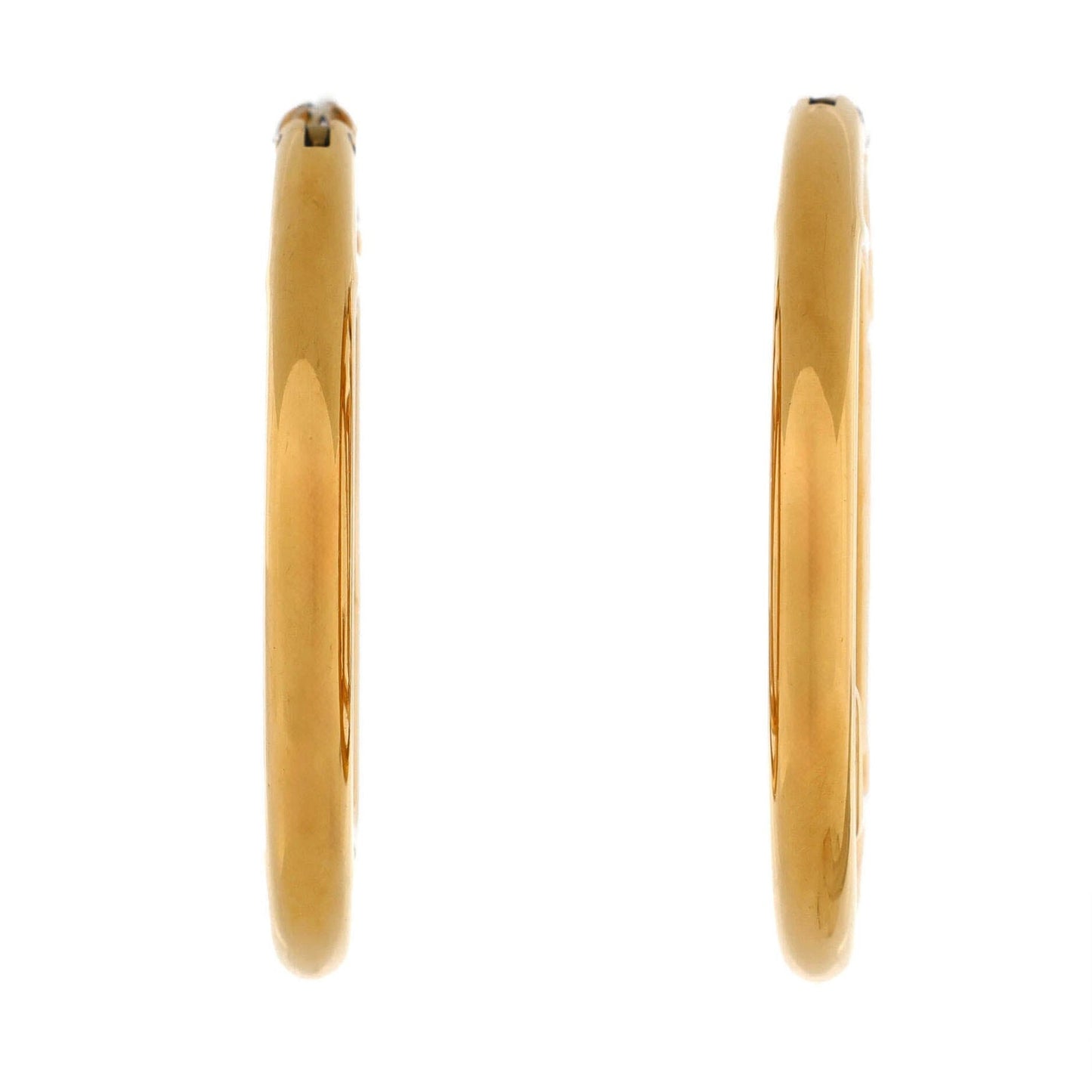 Louis Vuitton Louise Hoop Earrings Metal Gm