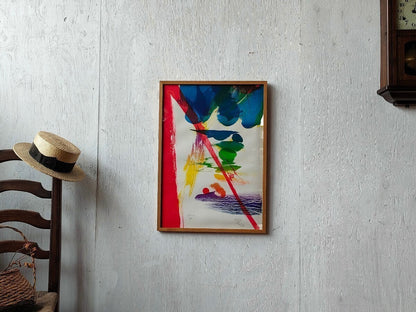 Paul Jenkins "Composition" 1976 Hand Signed Lithograph A.P. Paris Tokyo 64X45Cm