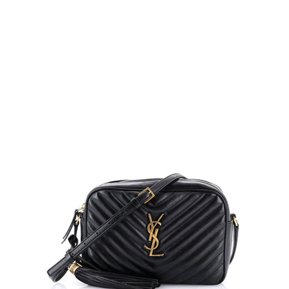 Saint Laurent Lou Camera Bag Matelasse Chevron Leather Small