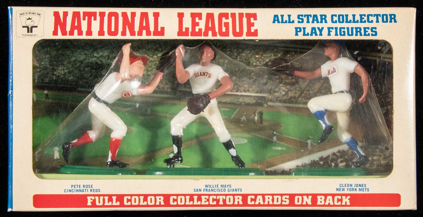 1970 Transogram Nl Series Complete Box W/Pete Rose, Willie Mays 195433