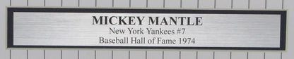 Mickey Mantle Hof Autographed 16X20 Photo New York Yankees Framed Jsa 182846