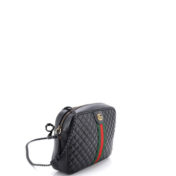 Gucci Trapuntata Camera Bag Quilted Leather Small