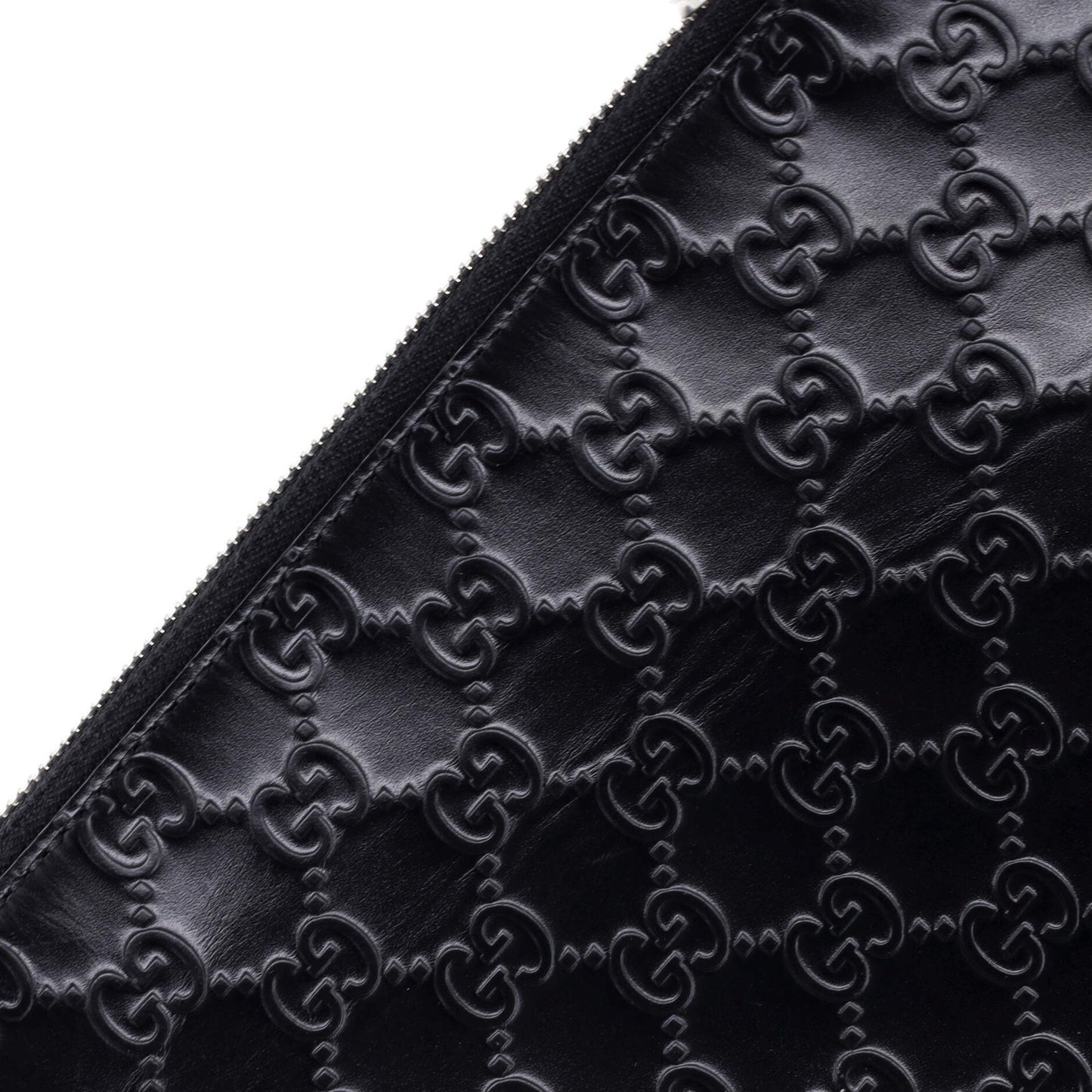 Gucci Signature Zip Messenger Bag Guccissima Leather Small