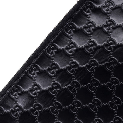 Gucci Signature Zip Messenger Bag Guccissima Leather Small