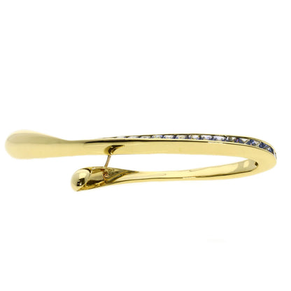 Jeunet   Pendant Top Sapphire K18 Yellow Gold