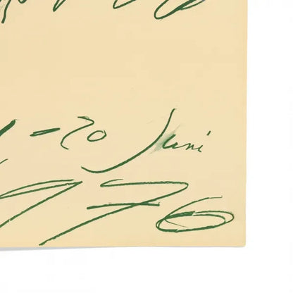 Kestner Gesellschaft Zeichnungen Exhibition Poster Cy Twombly 1976