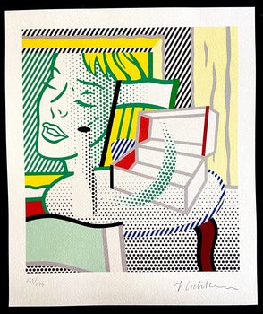 Roy; Lichtenstein Lithograph Coa Numbered A Hand Signed Limited