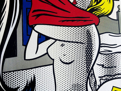Roy Lichtenstein Lithograph Coa Signed Op Limited Edition
