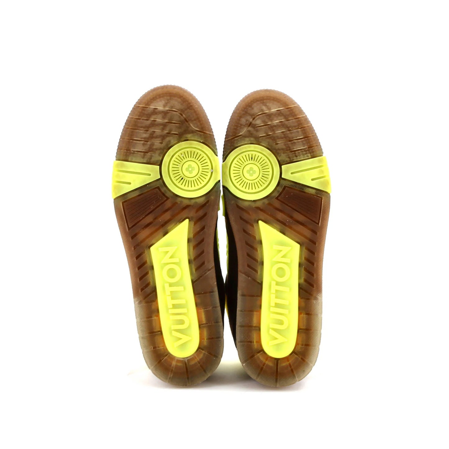 Louis Vuitton Men'S Lv Trainer Sneakers Monogram Empreinte Leather And Monogram