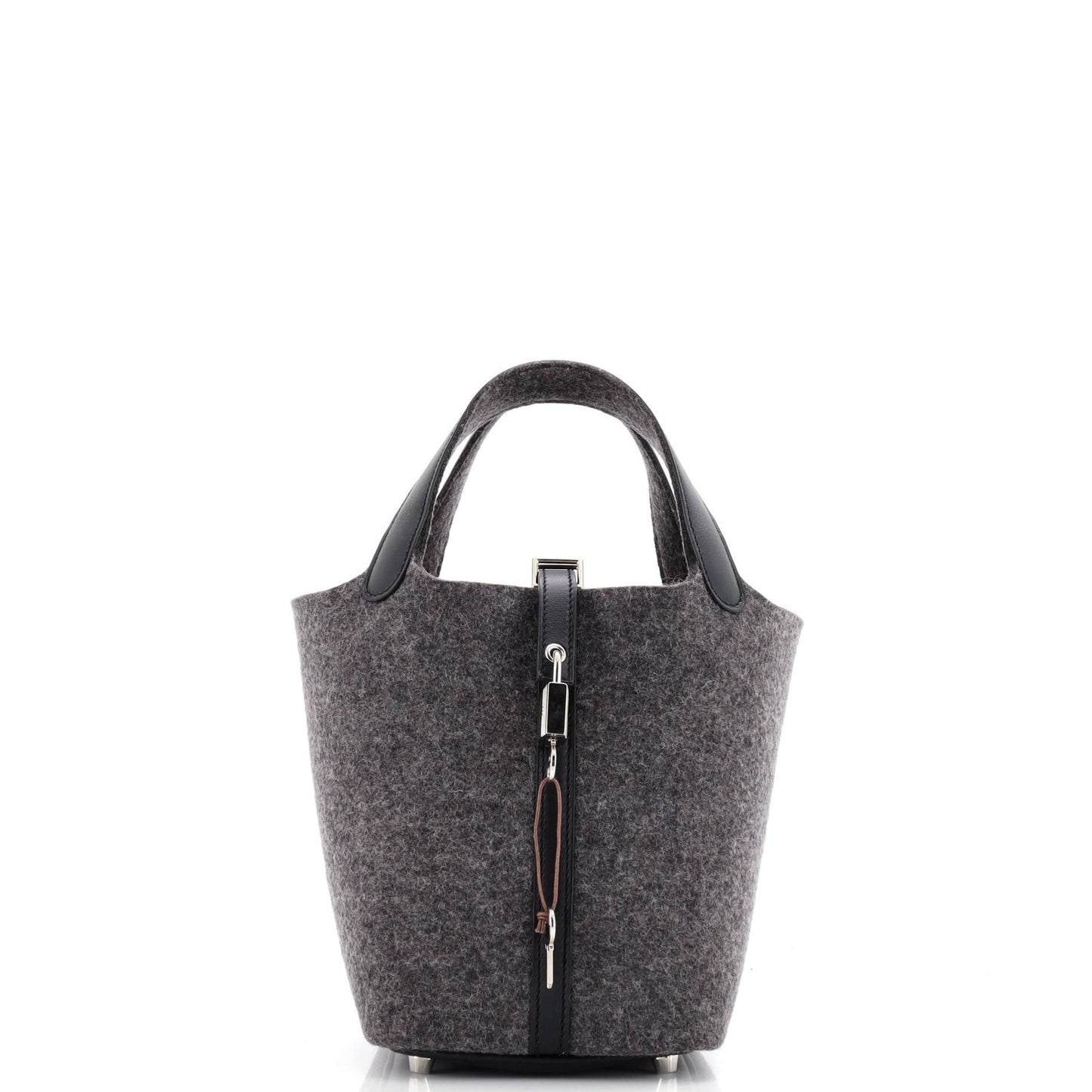 Hermes Picotin Lock Bag Felt With Leather Pm
